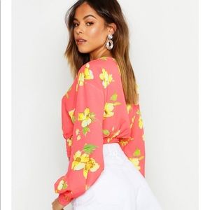 Boohoo cropped top